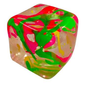 Играчка SQUISHY Ice Cube, Анти стрес, Многоцветно, 5х5 см