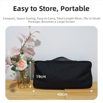 Prenosni zaslon za projekcije na kampiranju sa stativom, HD filmovima