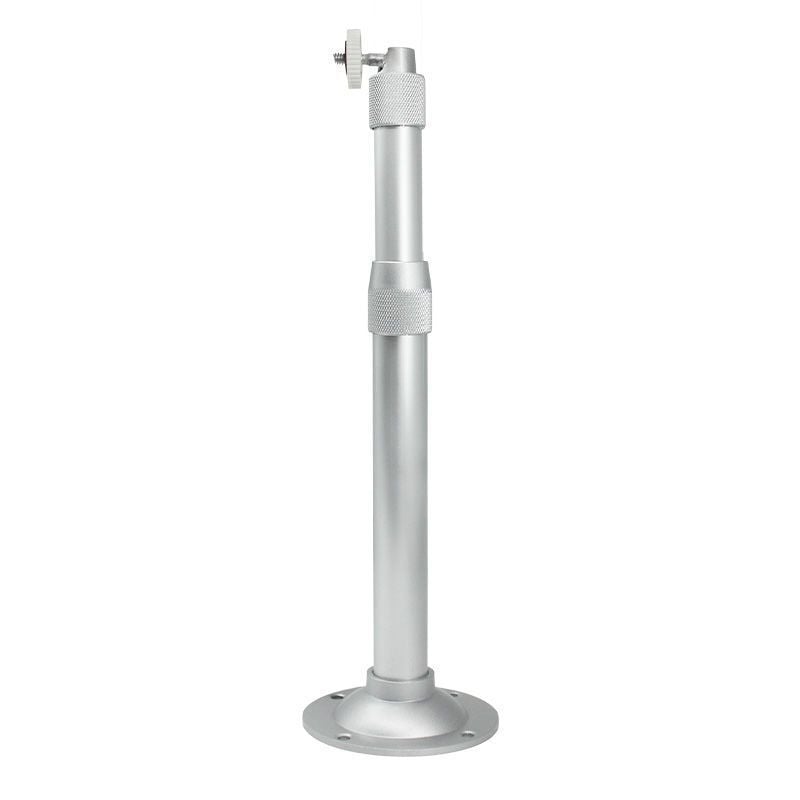 Crna zidna nosač za kamere i projektore, univerzalno aluminijsko legura, 360° rotacija, kompaktan oblik