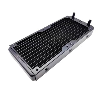 240 mm radiator za hlađenje vodom PC, 10 redova, s ravnim ili navojnim priključcima, izmjenjivač topline.