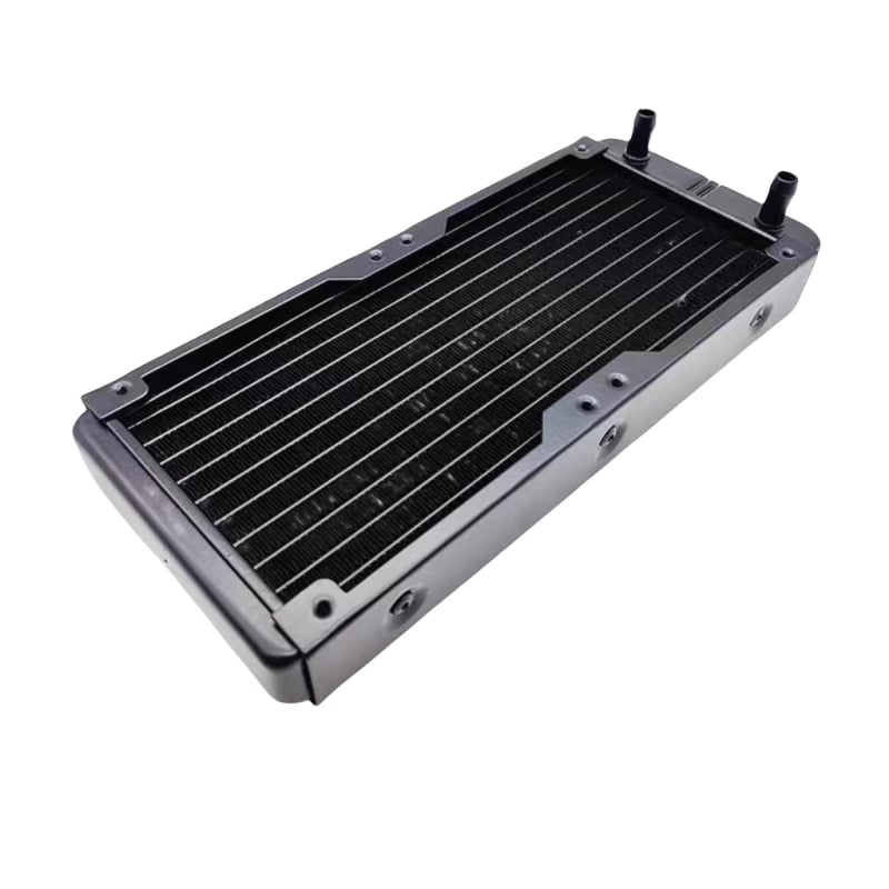 240 mm radiator za hlađenje vodom PC, 10 redova, s ravnim ili navojnim priključcima, izmjenjivač topline.