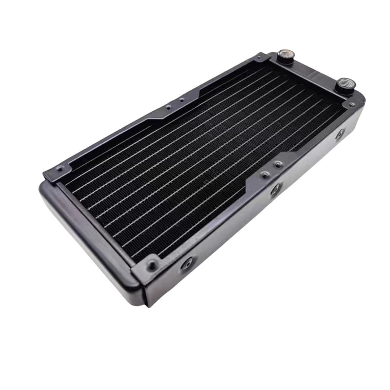 240 mm radiator za hlađenje vodom PC, 10 redova, s ravnim ili navojnim priključcima, izmjenjivač topline.