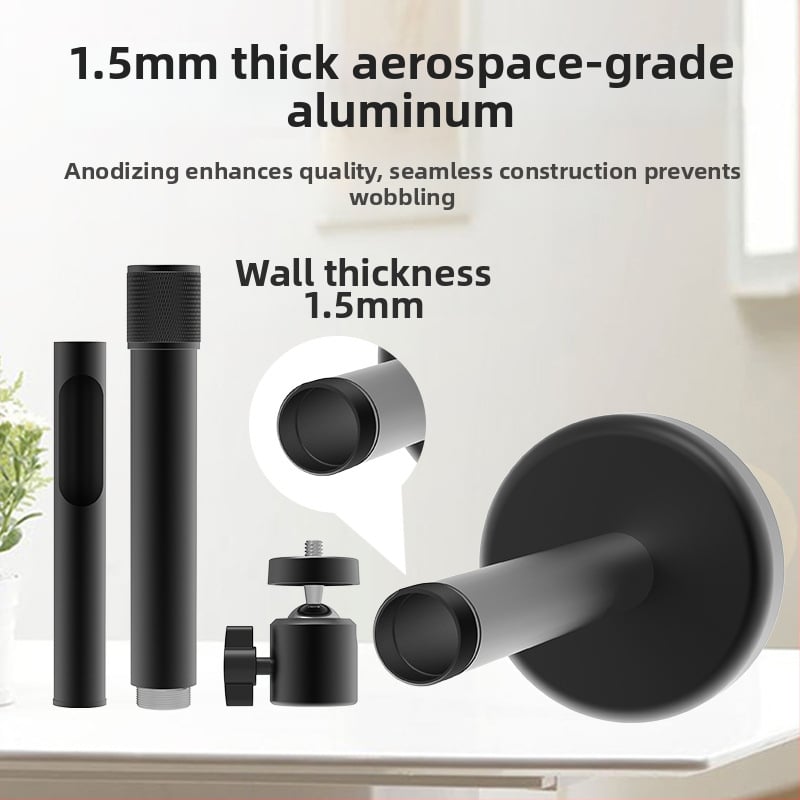 Držač projektora od aluminijske legure, teleskopska pan-tilt glava, podesiv, za stropni ili zidni nosač u dnevnom boravku i spavaćoj sobi
