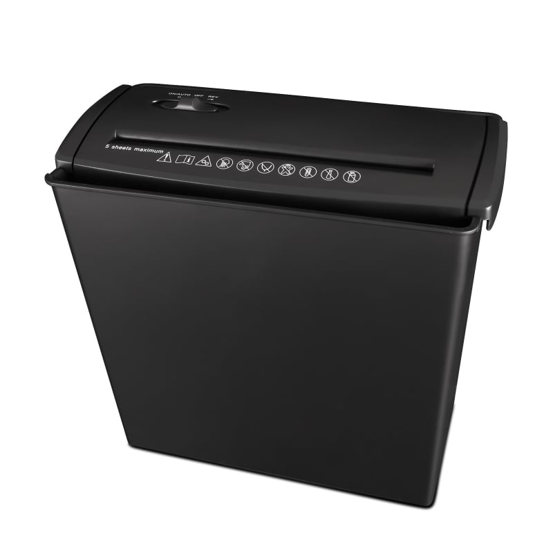 Lingya S606B Ekonomski električni drobilnik papira, 10 L kapaciteta, rezanje u trake, za kućnu upotrebu