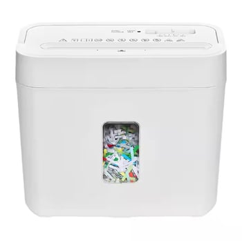 OS402 Kućni električni shredder za dokumente, prijenosni uredski shredder za papir do 5 listova, stolni razred 4