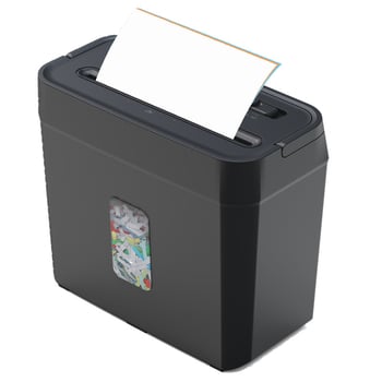 OS402 Kućni električni shredder za dokumente, prijenosni uredski shredder za papir do 5 listova, stolni razred 4