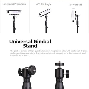 Podni metalni nosač projektora s diskovnim temeljem, universal G1, H1, Z4