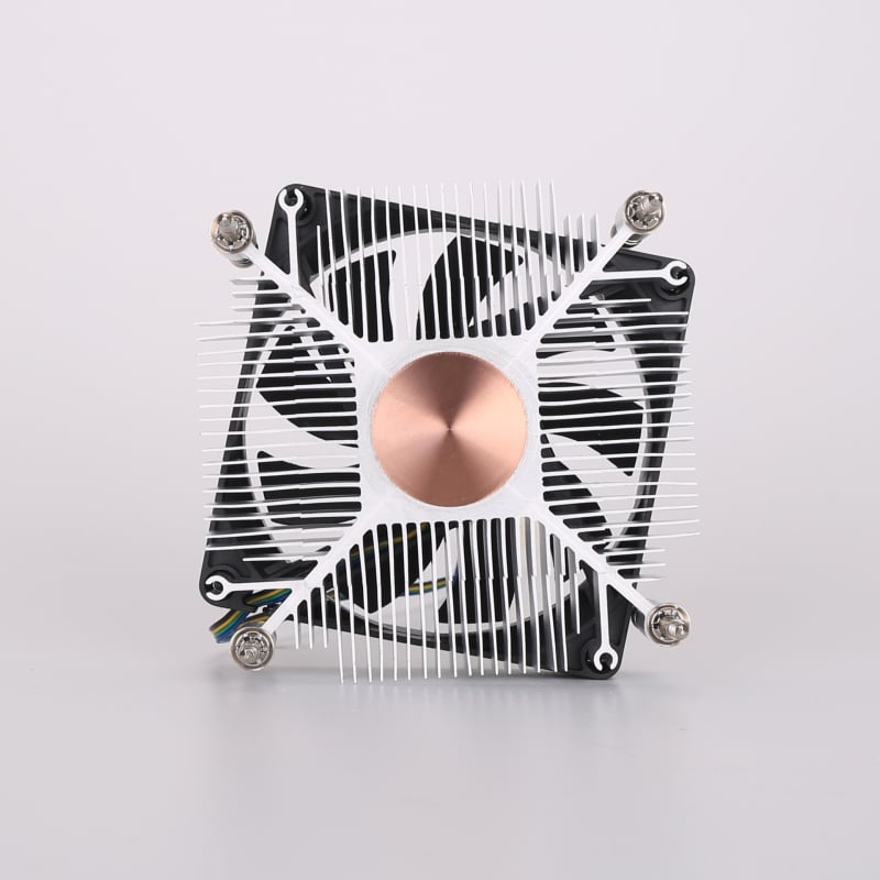 1U CPU hladnjak za sockete 1150/1151/1155/1156, HTPC ultra-tanko kućište, bakreno jezgro, mali ventilator