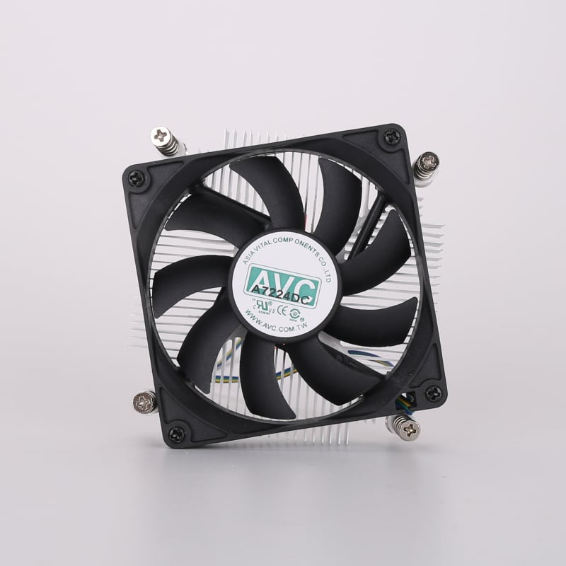 1U CPU hladnjak za sockete 1150/1151/1155/1156, HTPC ultra-tanko kućište, bakreno jezgro, mali ventilator