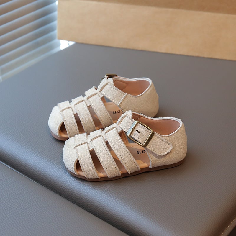 Dječje sandale u korejskom stilu, zatvorenih prstiju, Birkenstock-inspirirane, ljeto 2025