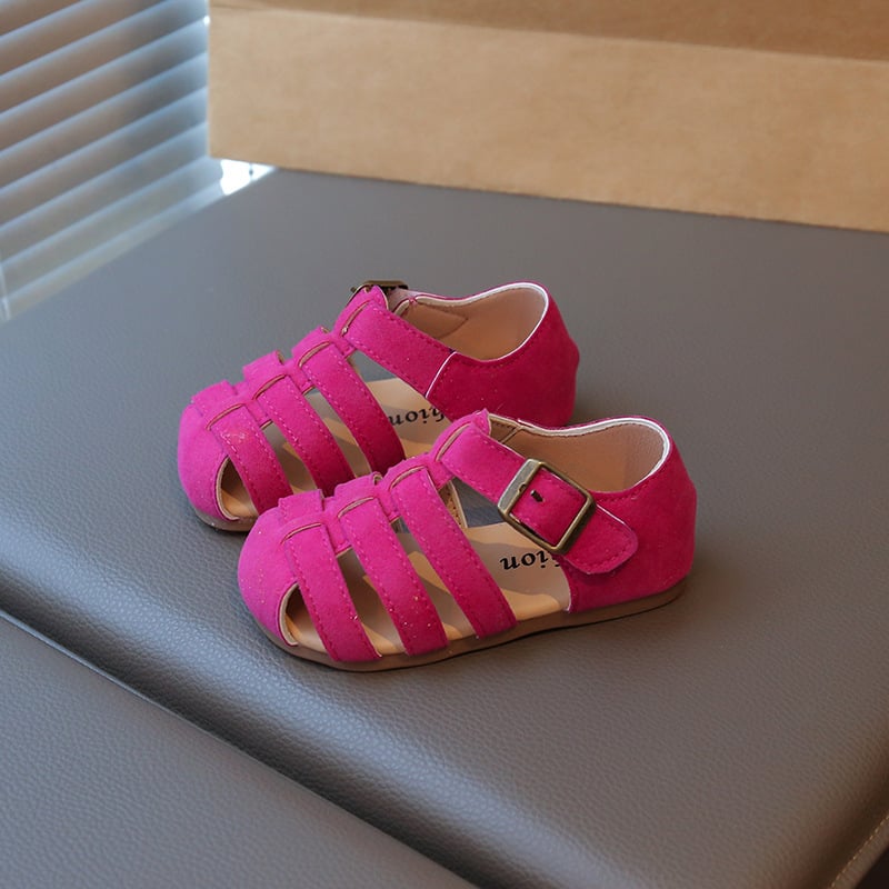Dječje sandale u korejskom stilu, zatvorenih prstiju, Birkenstock-inspirirane, ljeto 2025