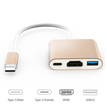 Type-C na HDMI 3-u-1 docking stanica za televizor i projektor