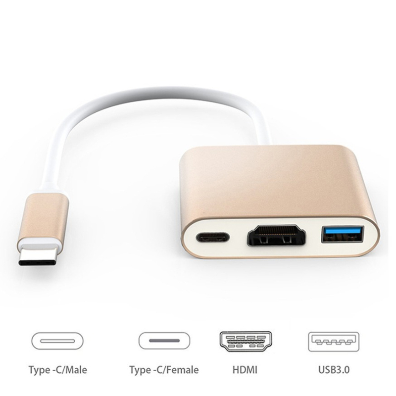 Type-C na HDMI 3-u-1 docking stanica za televizor i projektor
