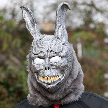 Maska za Halloween s duhovitim zekom - latex maska za glavu za cosplay i horor rekvizite