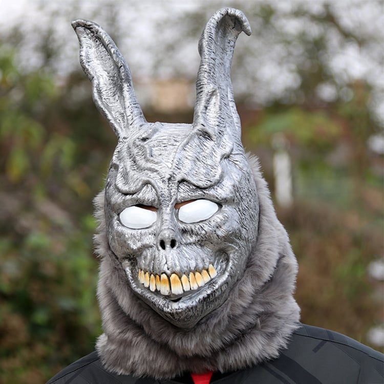 Maska za Halloween s duhovitim zekom - latex maska za glavu za cosplay i horor rekvizite
