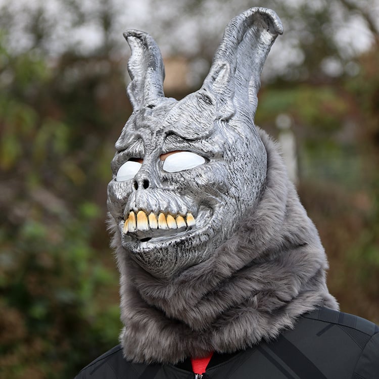 Maska za Halloween s duhovitim zekom - latex maska za glavu za cosplay i horor rekvizite