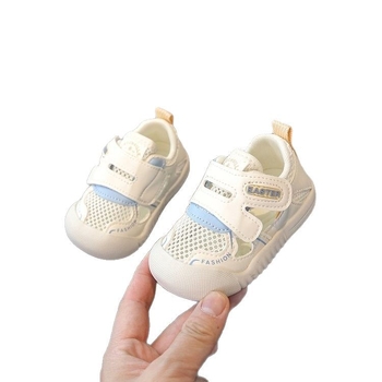 2025 proljeće–ljeto nove cipele za bebe i mališane, prozračna mrežasta gornja, otporne na habanje, mekana potplat, Velcro kopčica, za ljeto