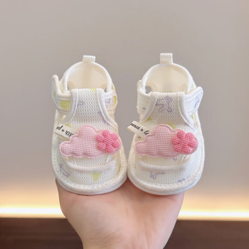 Dječje ljetne sandale s mekanom potplatom, prozračnim mrežastim gornjim dijelom, Velcro zatvaranje, za bebe i malu djecu