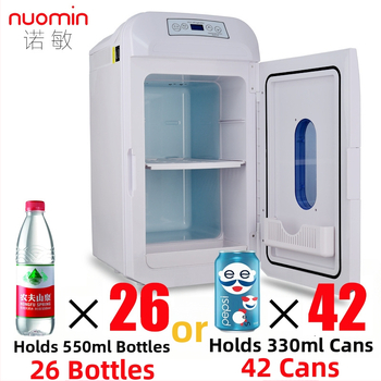 Nuomin 35L auto hladnjak, 12V-24V DC / 220V AC, prijenosni frižider za auto i dom