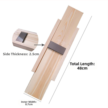 Višestruki drveni kuhinjski rezač za povrće s oštricama za hranu za krumpire i radič, 15/20/24/30 zubi