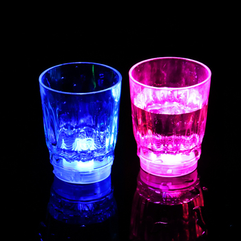LED šarene svjetleće čašice za shot, za koncerte i barove, osmerokutne čašice