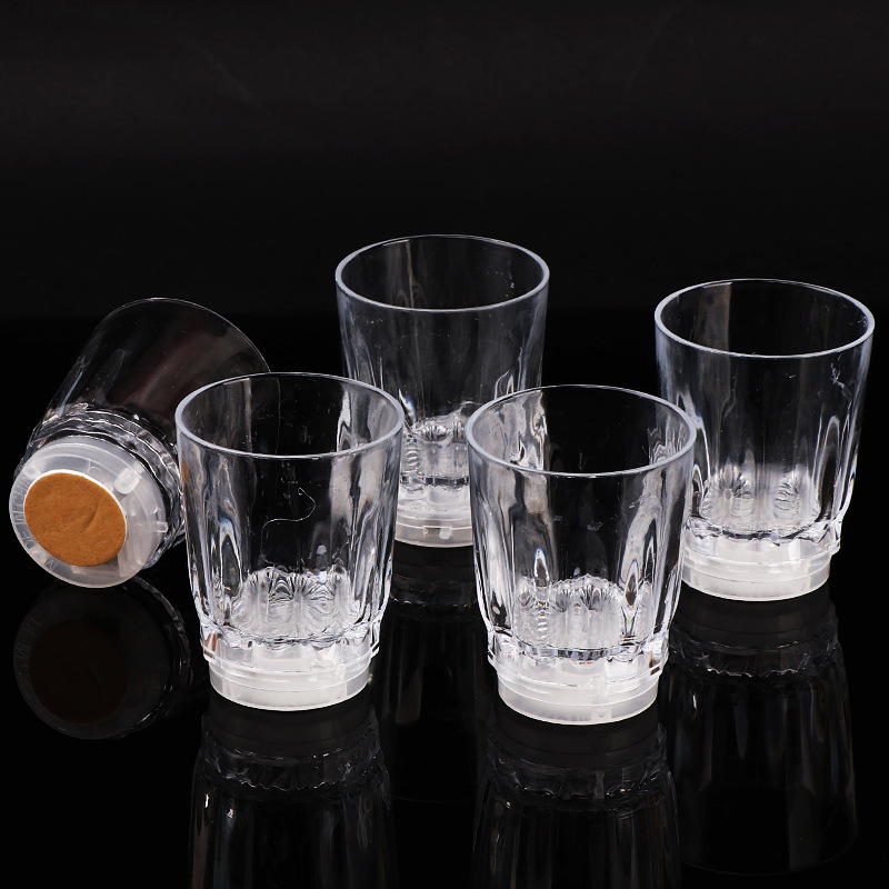 LED šarene svjetleće čašice za shot, za koncerte i barove, osmerokutne čašice