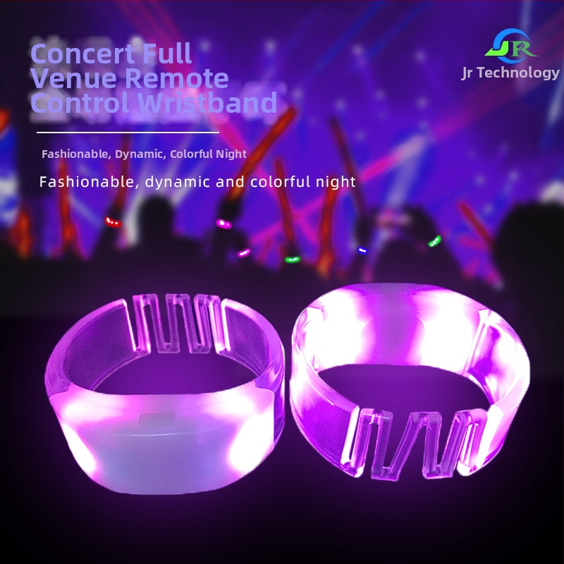 LED svijetleći narukvica s daljinskim upravljanjem za koncerte, barove i glazbene festivale