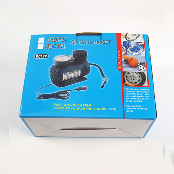 12V mini pumpa za automobil s manometrom — prijenosna električna pumpa za zrak, kabel 3 m