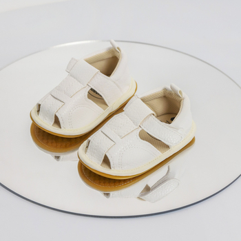 Ljetne sandale za bebe s Velcro kopčom, mekana gumena potplat, prozračne, protuklizne