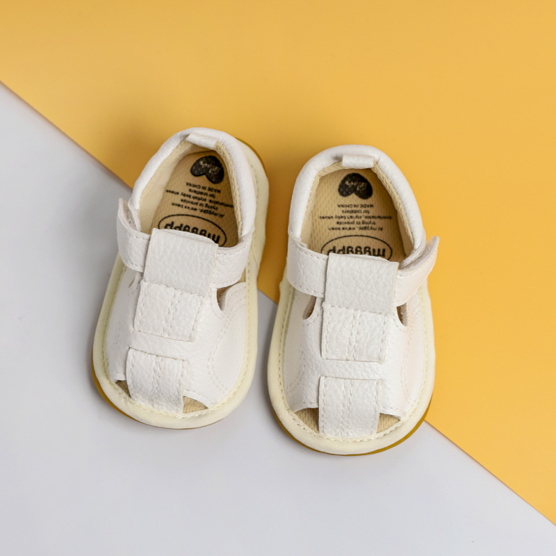 Ljetne sandale za bebe s Velcro kopčom, mekana gumena potplat, prozračne, protuklizne