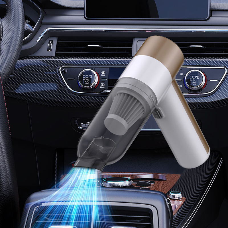 Bežični ručni usisavač za automobil s funkcijom puhanja i usisavanja, višenamjenski, kompaktan, punjiv
