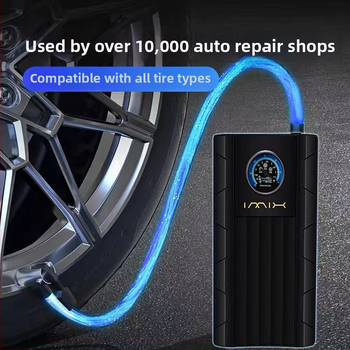 Nova snažna bežično napajana pumpa za zrak za automobil, prijenosna i na baterije, za auto i dom, s digitalnim zaslonom
