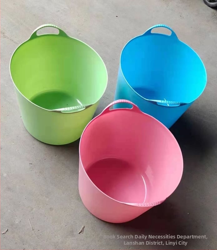Plastična kanta za kupanje velikog kapaciteta, za kupanje djeteta, pranje prljavog rublja i skladištenje.