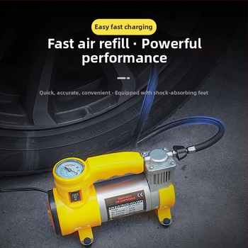 Električna pumpa za auto gume, 3-u-1, s LED svjetlom, 150 PSI