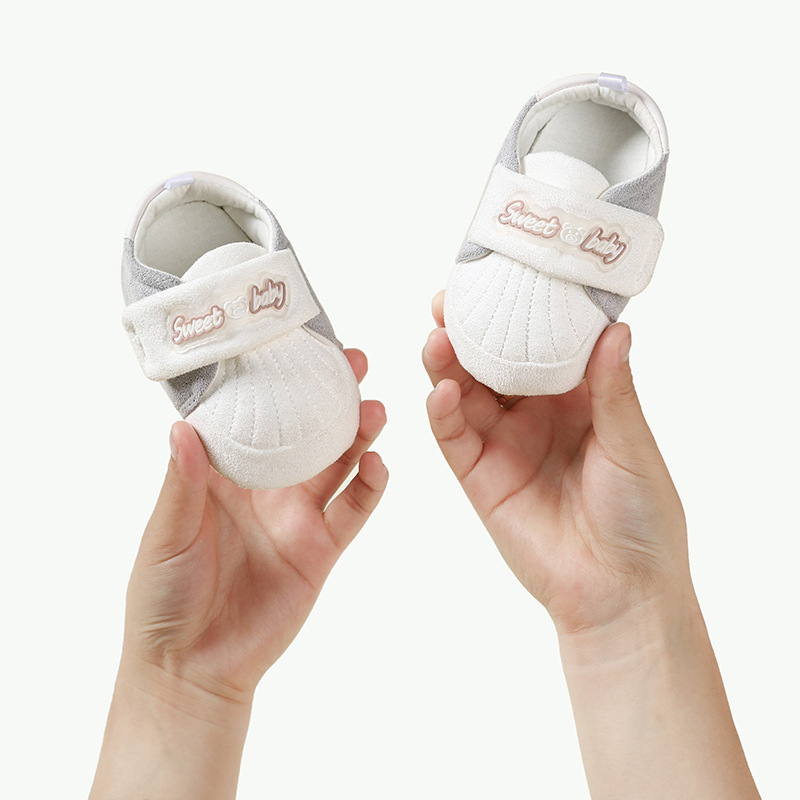 Unisex cipele i čarape za bebe s mekanom potplatom, 0–12 mjeseci, 3-u-1 obuća za učenje hodanja s čarapama, protuklizne