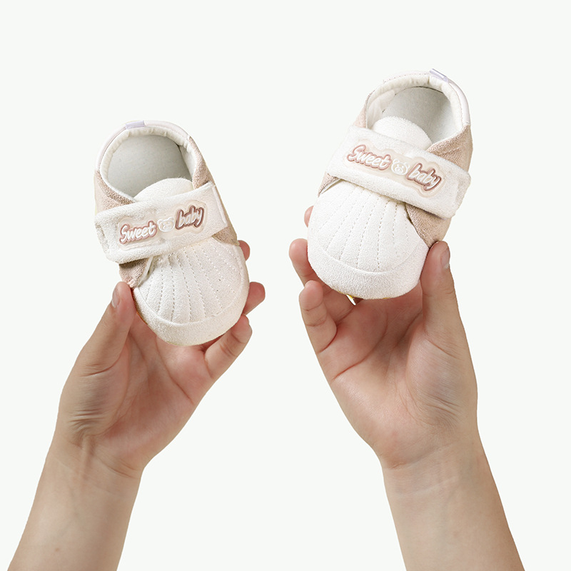 Unisex cipele i čarape za bebe s mekanom potplatom, 0–12 mjeseci, 3-u-1 obuća za učenje hodanja s čarapama, protuklizne