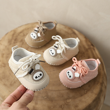 Dječje cipele s mekom potplatom, zatvaranje Velcro, unisex 6–12 mjeseci, cartoon uzorak, protuklizne, lagane, za proljeće, ljeto i jesen
