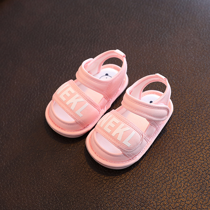 Dječje sandale s mekanom potplatom, protuklizne, unisex, ljetne, Velcro zatvarač, za 12–36/24–48 mjeseci