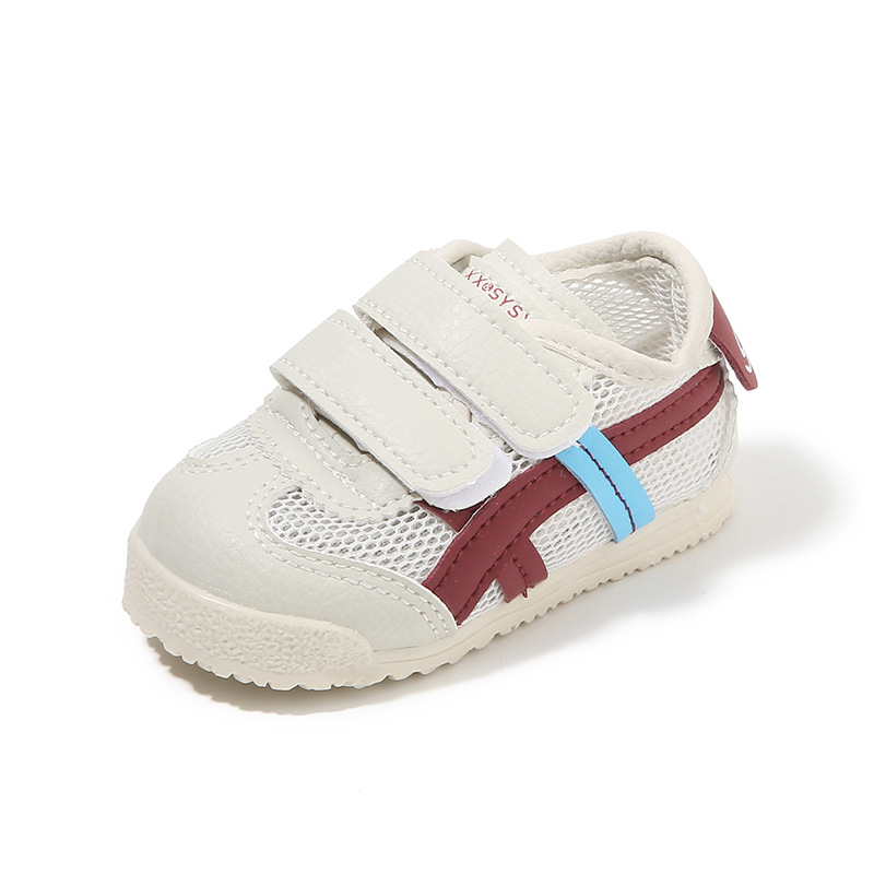 Dječje lagane mrežaste tenisice s Velcro zatvaračem, niski kroj, prozračne udobne, unisex, korejskog stila
