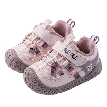 Dječje tenisice za hodanje, unisex, proljeće 2026, mekana potplata, protuklizne, prozračan mrežasti gornji dio, Velcro zatvarač, niski dizajn