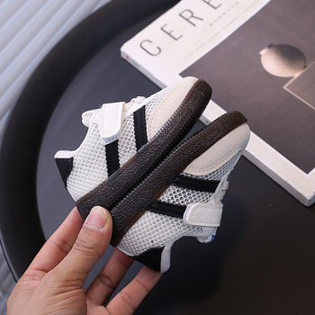 Prozračne mrežaste tenisice za bebe 12–36 mjeseci, s Velcro kopčom, niski kroj, ljetna