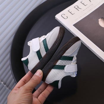 Prozračne mrežaste tenisice za bebe 12–36 mjeseci, s Velcro kopčom, niski kroj, ljetna