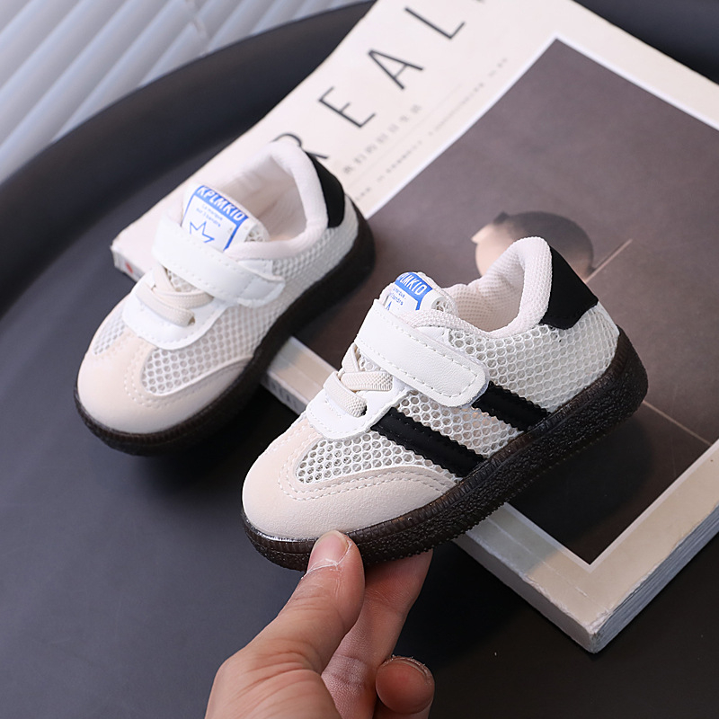 Prozračne mrežaste tenisice za bebe 12–36 mjeseci, s Velcro kopčom, niski kroj, ljetna
