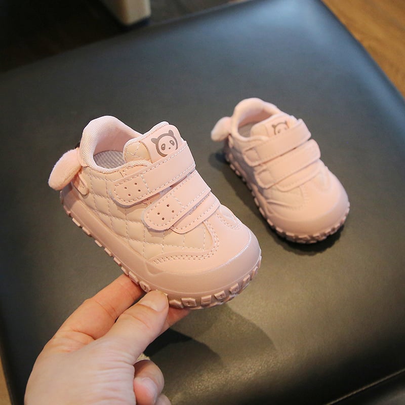 Kožne dječje tenisice za proljeće i jesen, s Velcro kopčom, unisex, 6–36 mjeseci, protuklizna mekana potplata, sladak dizajn šteneta