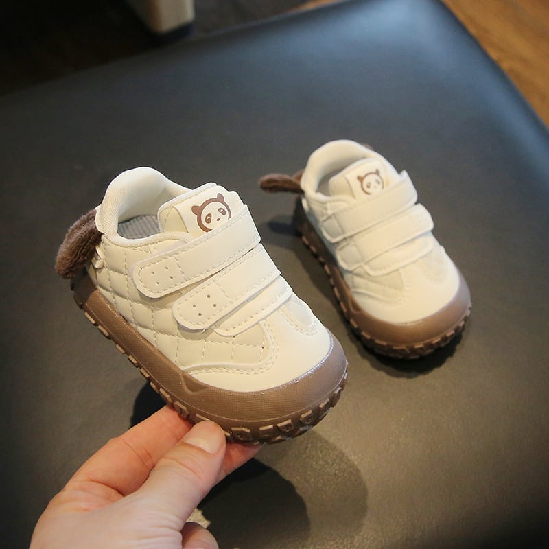 Kožne dječje tenisice za proljeće i jesen, s Velcro kopčom, unisex, 6–36 mjeseci, protuklizna mekana potplata, sladak dizajn šteneta