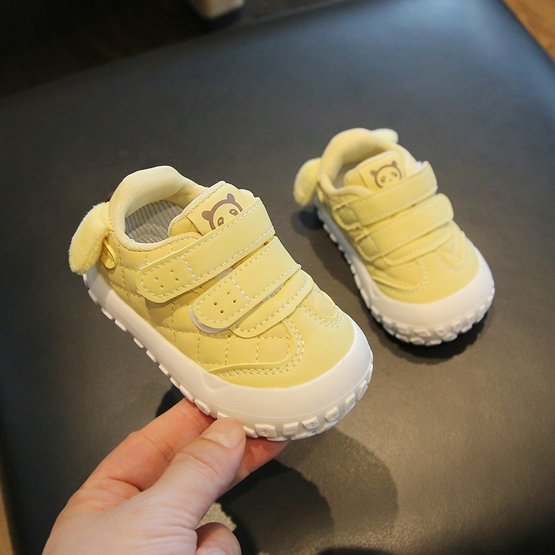 Kožne dječje tenisice za proljeće i jesen, s Velcro kopčom, unisex, 6–36 mjeseci, protuklizna mekana potplata, sladak dizajn šteneta
