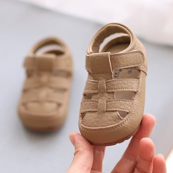 Dječje sandale s zatvorenim prstima i mekanom potplatom, cipele za bebe i predškolce, lagane i prozračne ljetne