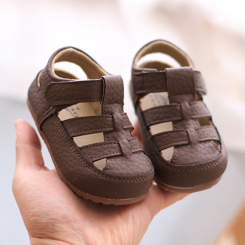 Dječje sandale s zatvorenim prstima i mekanom potplatom, cipele za bebe i predškolce, lagane i prozračne ljetne