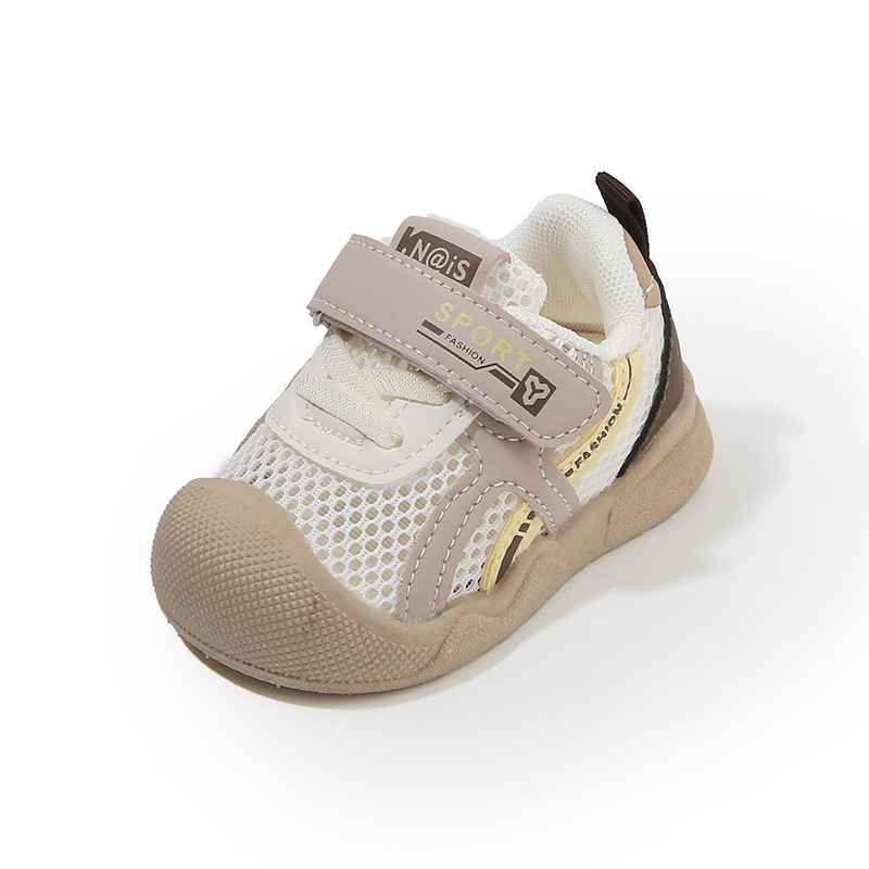 Prozračne mrežaste tenisice za bebe i malu djecu s Velcro zatvaračem, mekana potplat, protivsklizne, za proljeće i ljeto, unisex