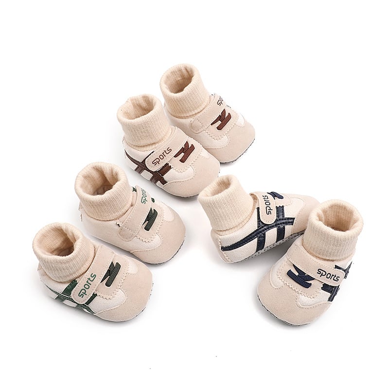 Nove proljetno-jesenske cipele za bebe, unisex, 0-12 mjeseci, tople cipelice s integriranim čarapama
